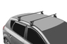 Багажная система 3 "LUX" с дугами 1,2м прямоугольными в пластике для а/м Volkswagen Polo 2020-...г.в