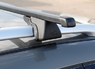 Багажная система "LUX" КЛАССИК с дугами 1,2м прямоугольными в пластике для а/м Peugeot 308 SW, универсал, 2008-н.в., с рейлингами.